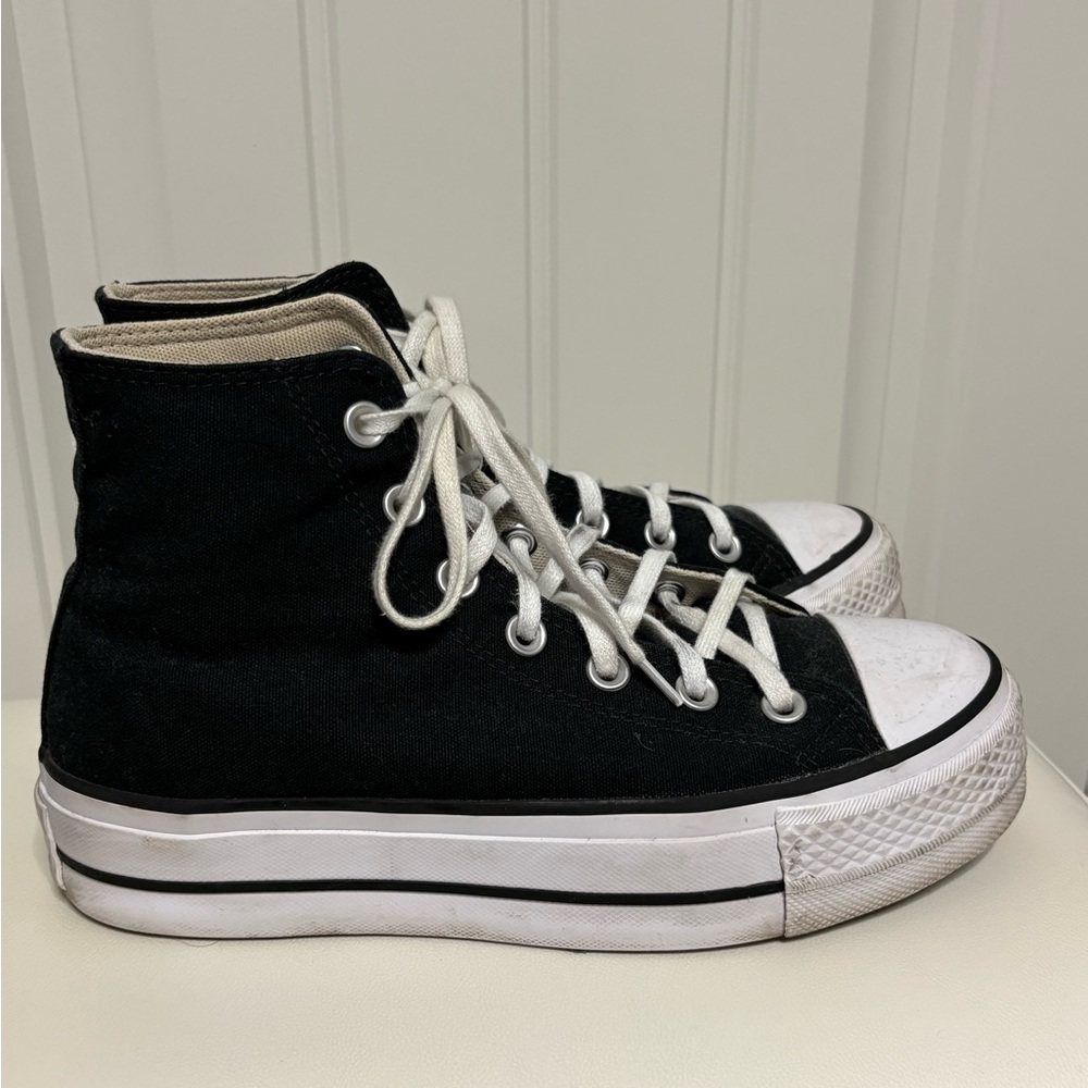 Black Platform Converse